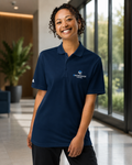 NAVY ADIDAS SPORT POLO