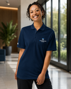 NAVY ADIDAS SPORT POLO
