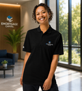 BLACK ADIDAS SPORT POLO